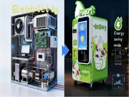 Использует ли торговый автомат мороженого электричество?